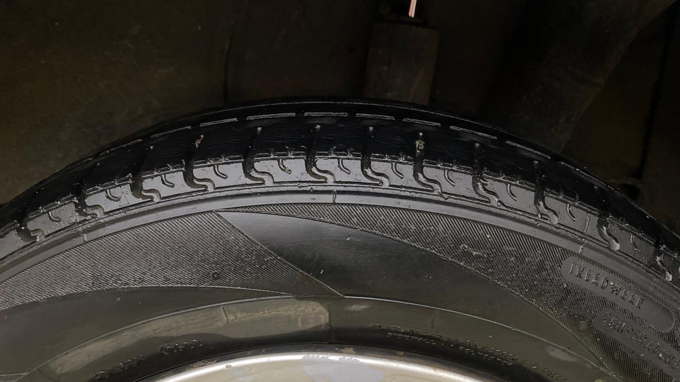 2017 Hyundai Xcent S 1.2, Petrol, Manual, 94,326 km, Left Rear Tyre Tread