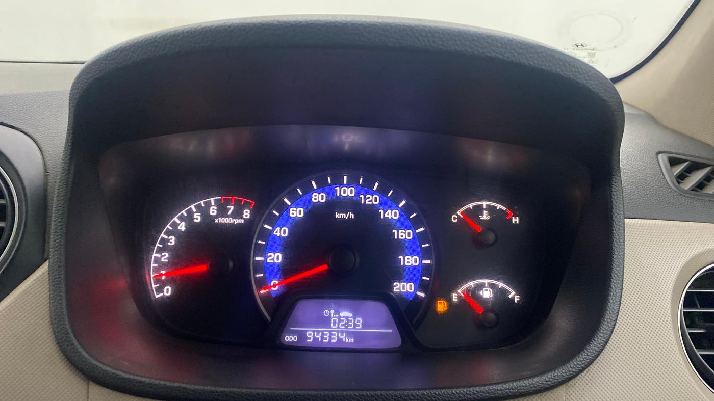 2017 Hyundai Xcent S 1.2, Petrol, Manual, 94,326 km, Odometer Image