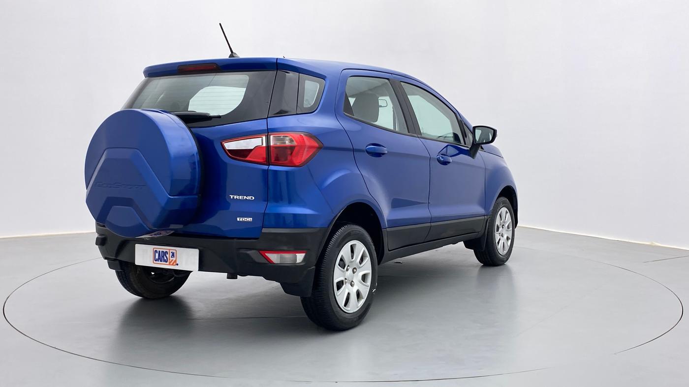 2018 Ford Ecosport 1.5 TREND+ TDCI, Diesel, Manual, 51,269 km, Right Back Diagonal