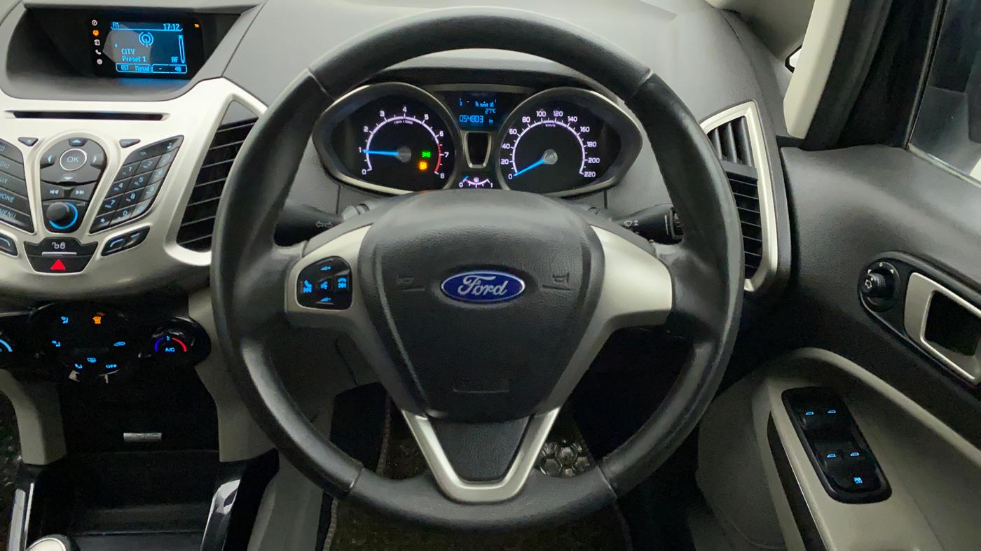 2015 Ford Ecosport TITANIUM 1.0L ECOBOOST, Petrol, Manual, 55,101 km, Steering Wheel Close Up
