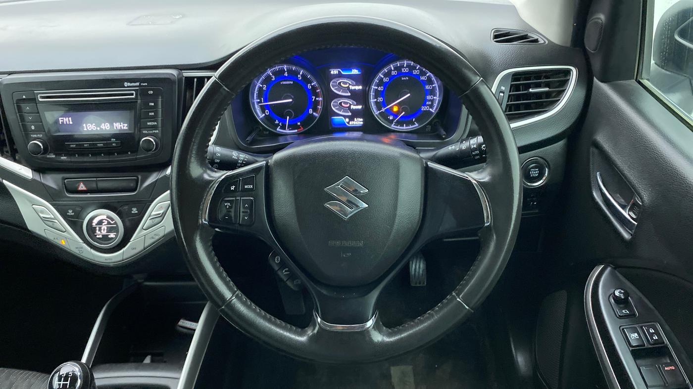 2018 Maruti Baleno ZETA PETROL 1.2, Petrol, Manual, 67,942 km, Steering Wheel Close Up