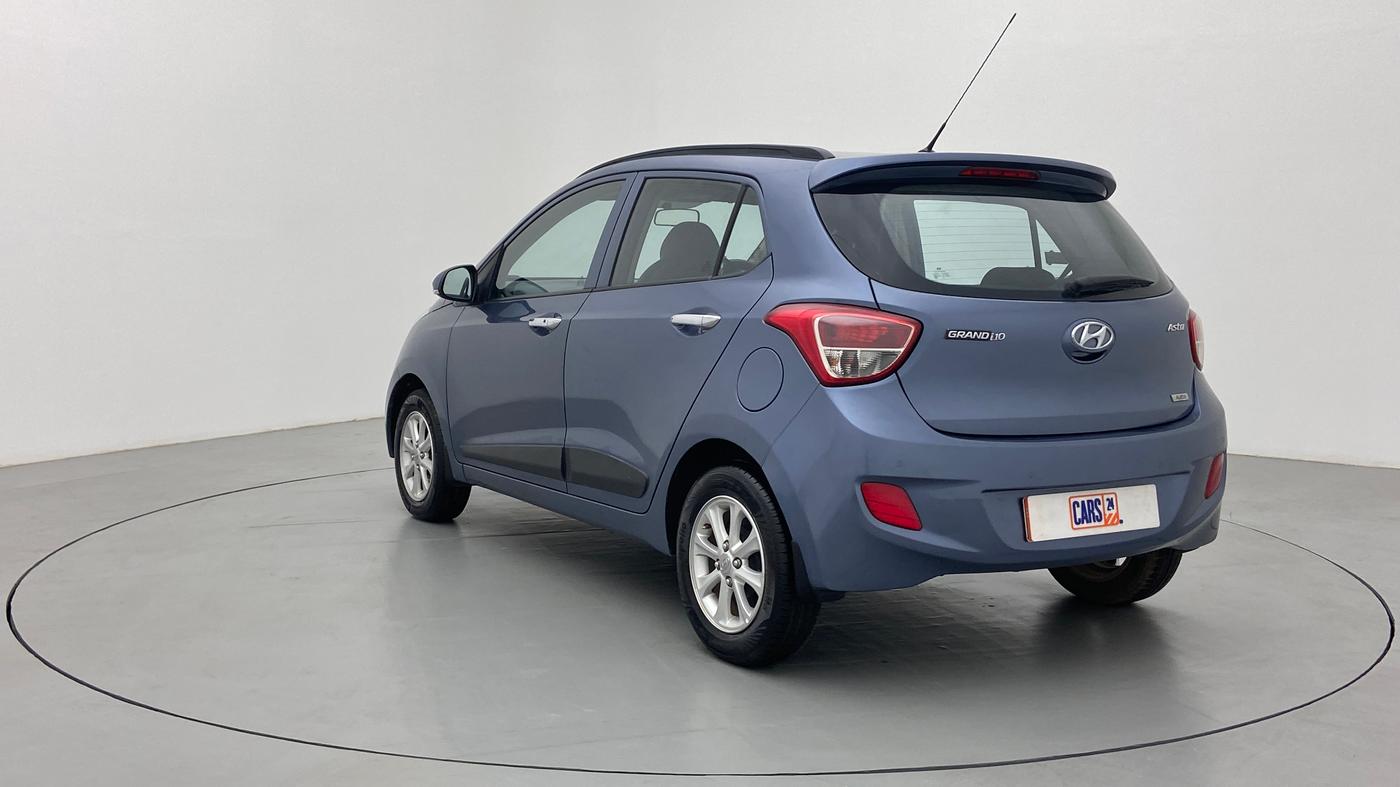 2015 Hyundai Grand i10 ASTA AT 1.2 KAPPA VTVT, Petrol, Automatic, 27,641 km, Left Back Diagonal (45- Degree) View