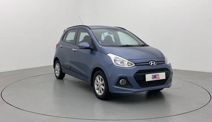 2015 Hyundai Grand i10 ASTA AT 1.2 KAPPA VTVT, Petrol, Automatic, 27,641 km, Right Front Diagonal
