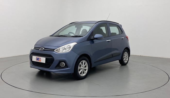 2015 Hyundai Grand i10 ASTA AT 1.2 KAPPA VTVT, Petrol, Automatic, 27,641 km, Left Front Diagonal (45- Degree) View