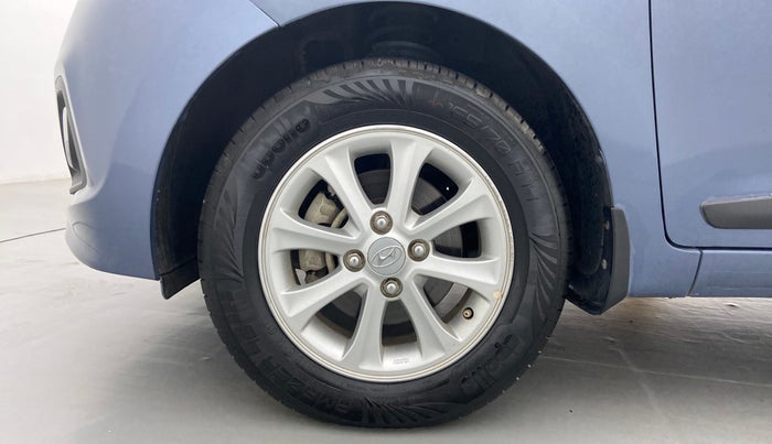 2015 Hyundai Grand i10 ASTA AT 1.2 KAPPA VTVT, Petrol, Automatic, 27,641 km, Left Front Wheel