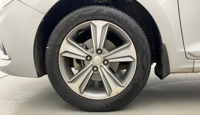 2018 Hyundai Verna 1.6 VTVT SX (O) AT, Petrol, Automatic, 66,078 km, Left Front Wheel