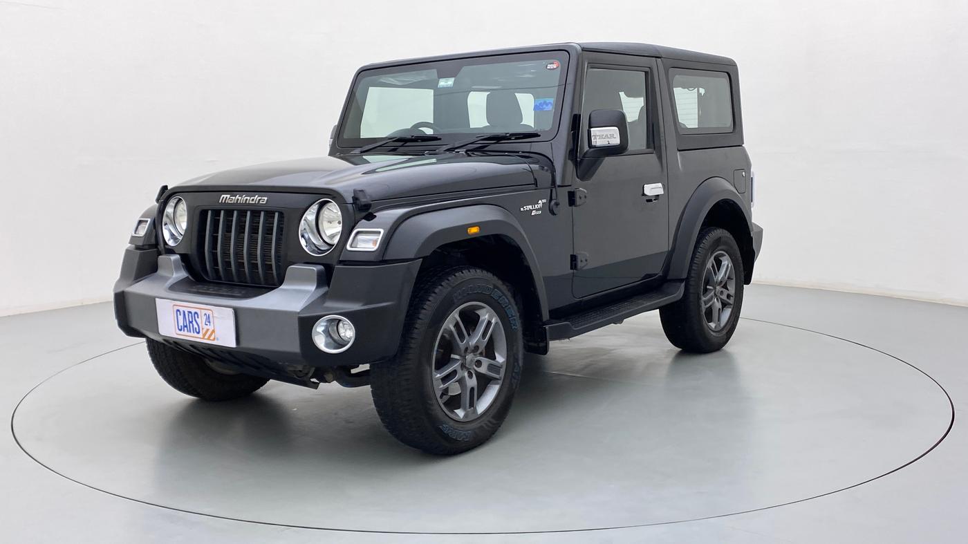 2021 Mahindra Thar LX PETROL HT 4WD AT, Petrol, Automatic, 10,913 km, Left Front Diagonal