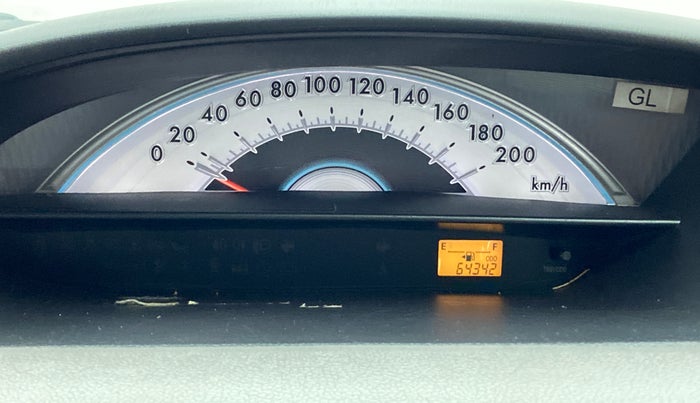 2011 Toyota Etios Liva G, Petrol, Manual, 64,686 km, Odometer Image