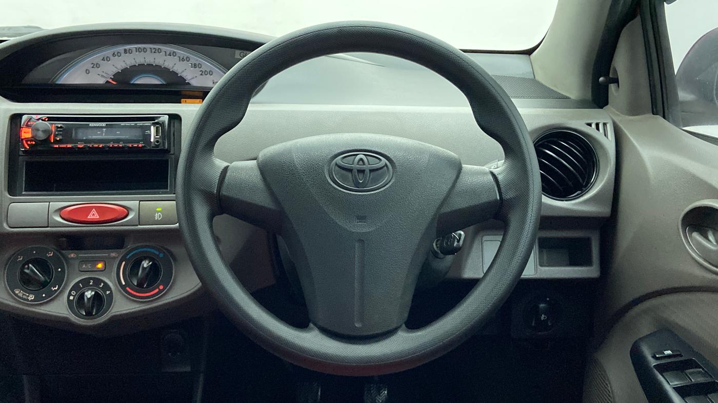 2011 Toyota Etios Liva G, Petrol, Manual, 64,686 km, Steering Wheel Close Up