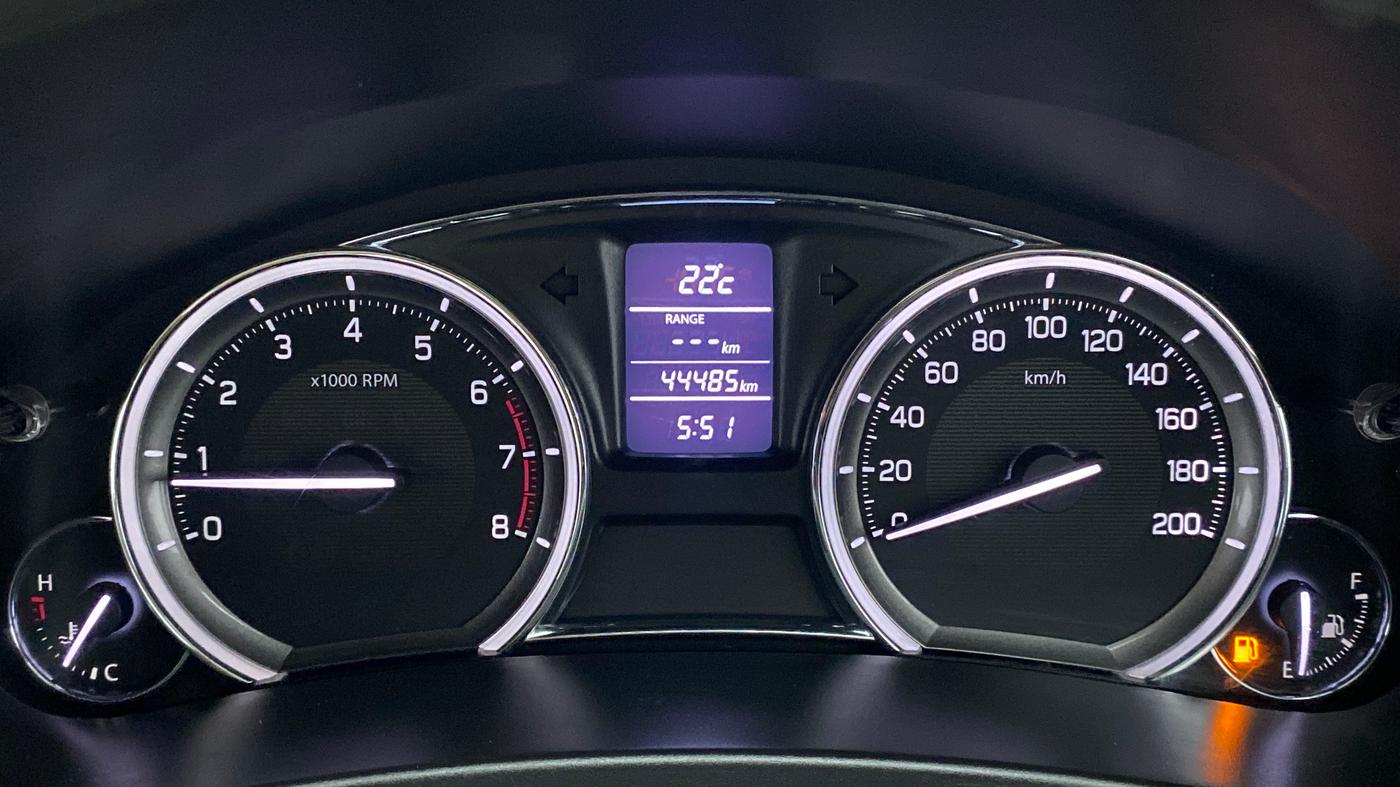 2017 Maruti Ciaz DELTA 1.4 VVT, Petrol, Manual, 44,536 km, Odometer Image