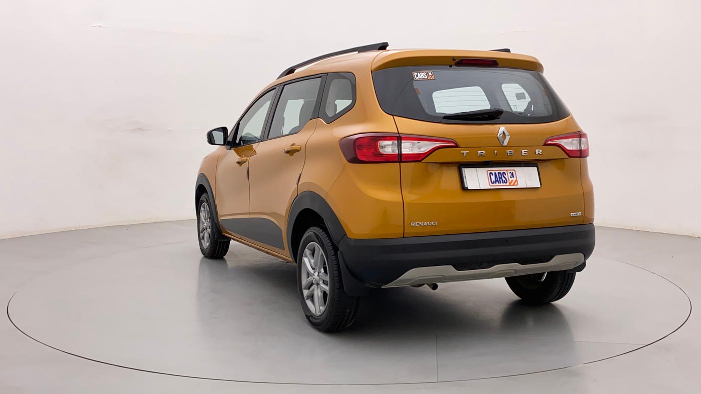 2022 Renault TRIBER RXZ AMT, Petrol, Automatic, 7,135 km, Left Back Diagonal