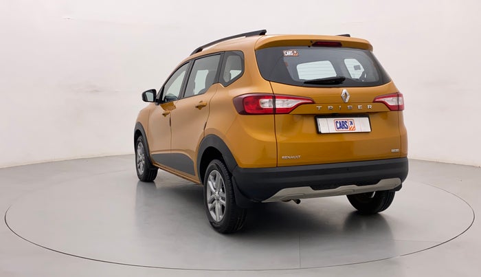 2022 Renault TRIBER RXZ AMT, Petrol, Automatic, 7,135 km, Left Back Diagonal