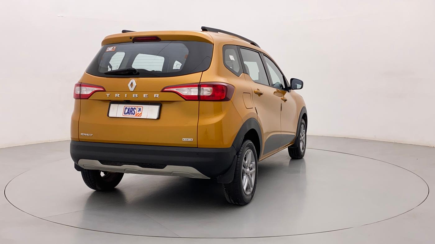 2022 Renault TRIBER RXZ AMT, Petrol, Automatic, 7,135 km, Right Back Diagonal