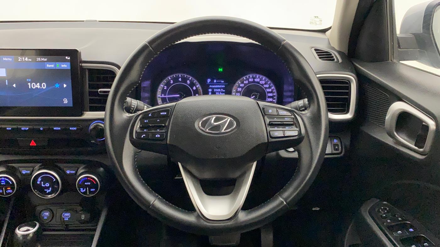 2019 Hyundai VENUE SX PLUS 1.0 TURBO DCT, Petrol, Automatic, 72,756 km, Steering Wheel Close Up