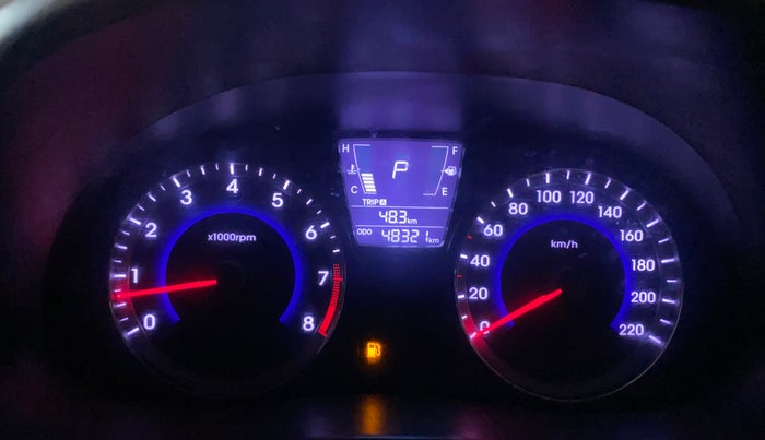 2016 Hyundai Verna FLUIDIC 4S 1.6 VTVT S AT, Petrol, Automatic, 48,274 km, Odometer Image