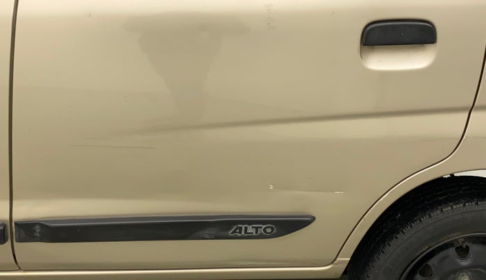 2012 Maruti Alto K10 VXI, Petrol, Manual, 27,541 km, Rear left door - Slightly dented