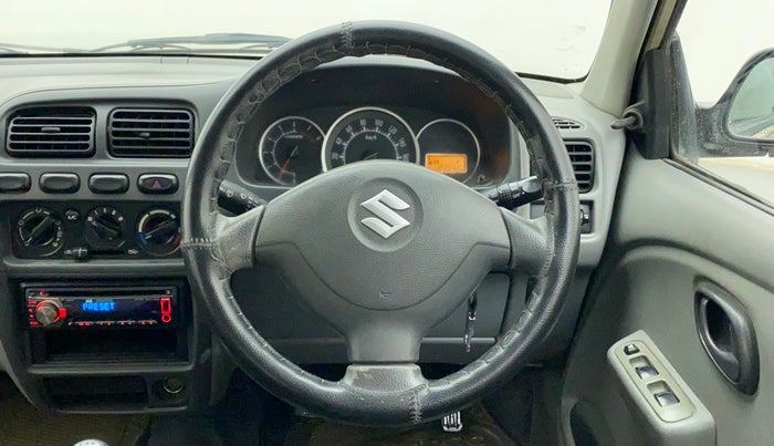 2012 Maruti Alto K10 VXI, Petrol, Manual, 27,541 km, Steering Wheel Close Up