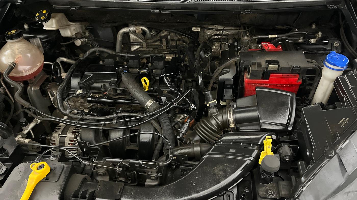2019 Ford Ecosport TITANIUM + 1.5L PETROL AT, Petrol, Automatic, 34,019 km, Engine View - Left