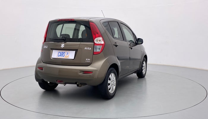 2012 Maruti Ritz ZXI, Petrol, Manual, 44,660 km, Right Back Diagonal