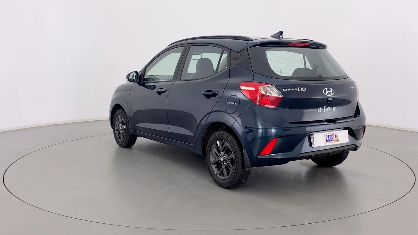 2021 Hyundai GRAND I10 NIOS SPORTZ 1.2 AT, Petrol, Automatic, 2,015 km, Left Back Diagonal