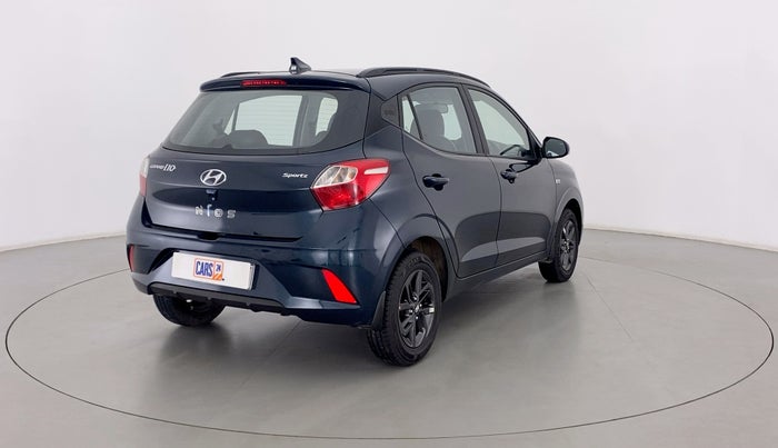 2021 Hyundai GRAND I10 NIOS SPORTZ 1.2 AT, Petrol, Automatic, 2,015 km, Right Back Diagonal