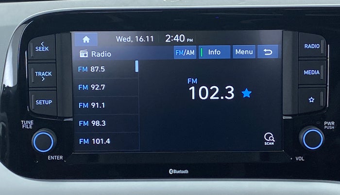 2021 Hyundai GRAND I10 NIOS SPORTZ 1.2 AT, Petrol, Automatic, 2,015 km, Infotainment System
