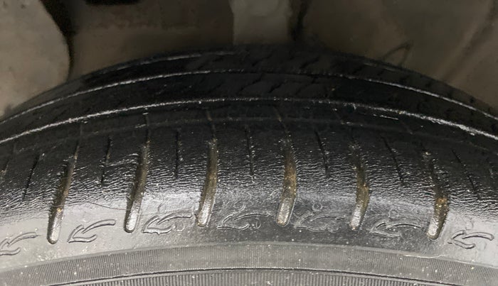 2020 Hyundai AURA SX PLUS 1.2 AMT, Petrol, Automatic, 39,886 km, Left Front Tyre Tread