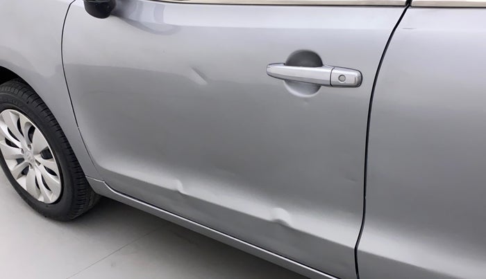 2017 Maruti Baleno DELTA PETROL 1.2, Petrol, Manual, 41,960 km, Front passenger door - Circle - Paint ok & Dent >4 inch(Dent on Criase Line)