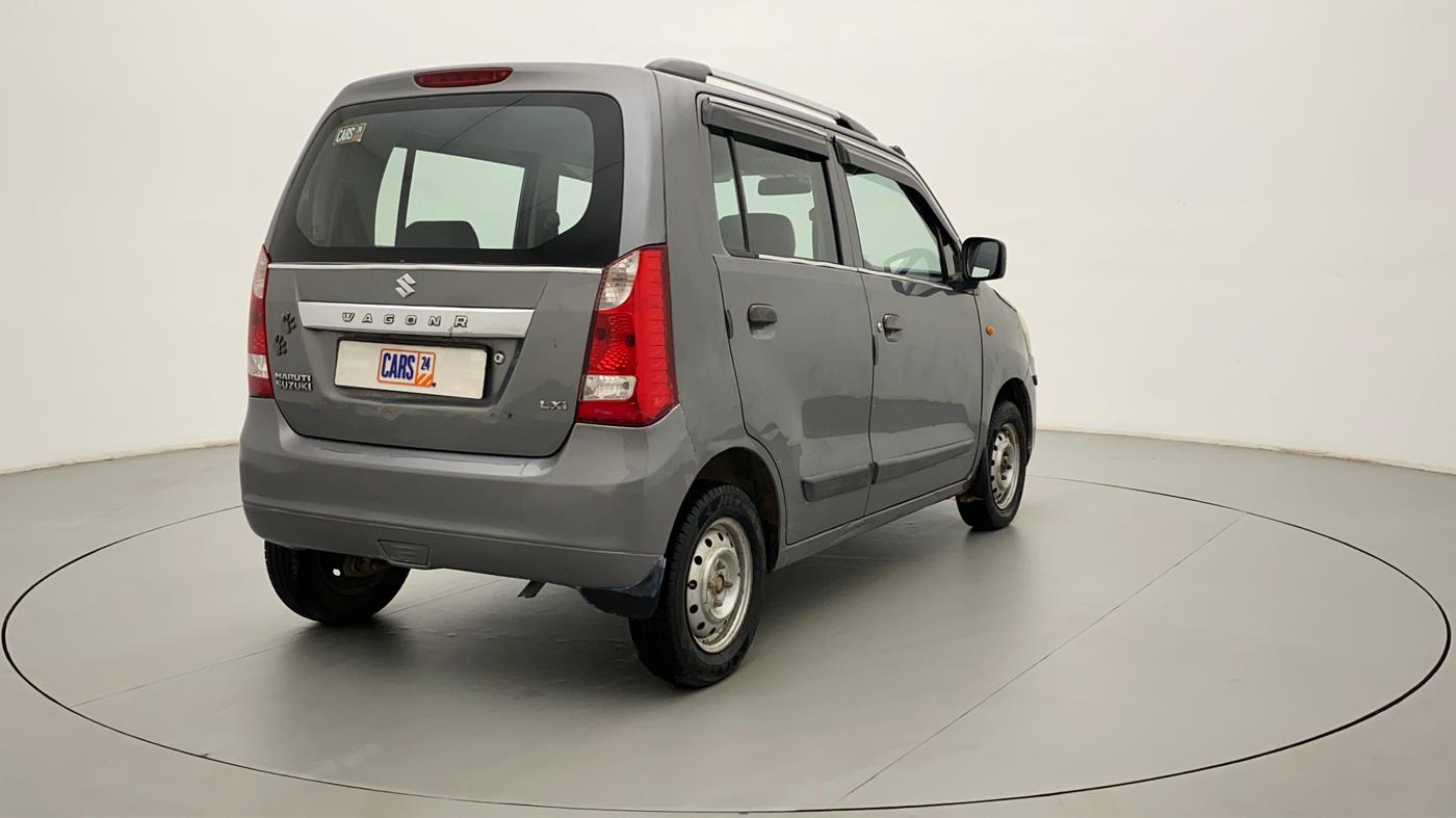 2012 Maruti Wagon R 1.0 LXI, Petrol, Manual, 69,981 km, Right Back Diagonal