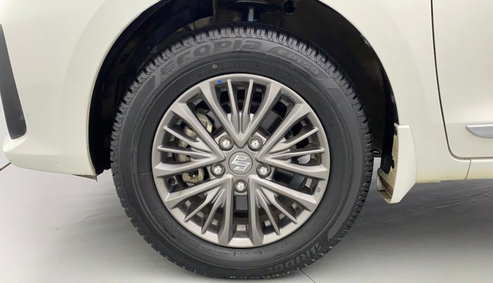 2021 Maruti Ertiga ZXI+ SHVS, Petrol, Manual, 15,246 km, Left Front Wheel