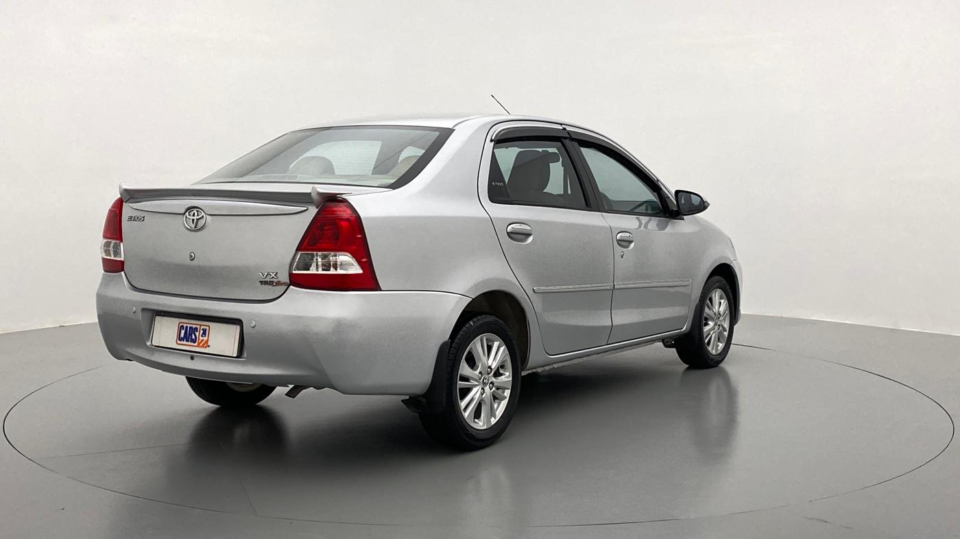 2015 Toyota Etios VX, Petrol, Manual, 41,578 km, Right Back Diagonal