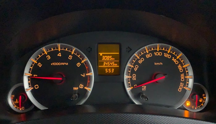 2015 Maruti Swift VXI D, Petrol, Manual, 34,459 km, Odometer View