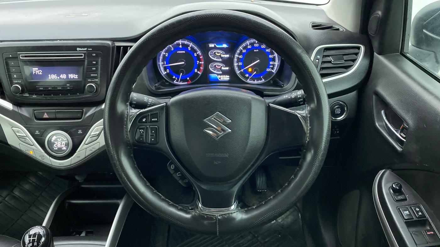 2017 Maruti Baleno ZETA PETROL 1.2, Petrol, Manual, 57,258 km, Steering Wheel Close Up