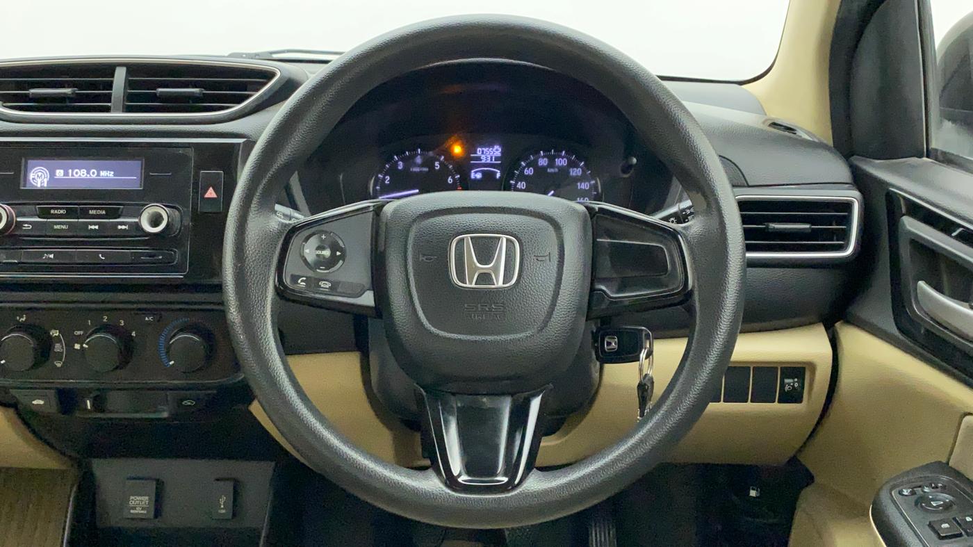 2018 Honda Amaze 1.2L I-VTEC S, Petrol, Manual, 75,658 km, Steering Wheel Close Up