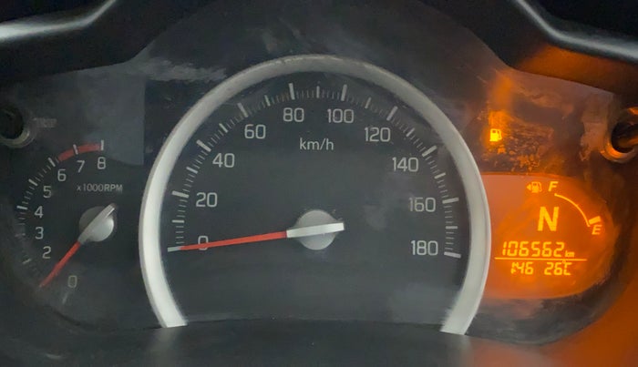 2014 Maruti Celerio VXI AMT, Petrol, Automatic, 1,07,132 km, Odometer Image