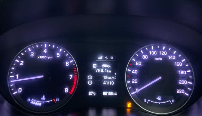 2017 Hyundai Elite i20 ASTA 1.2, Petrol, Manual, 80,133 km, Odometer Image