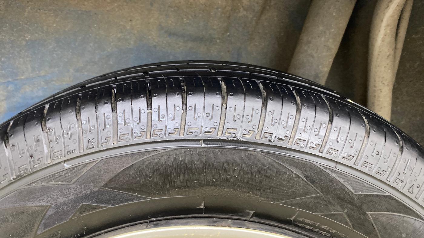 2019 Maruti S PRESSO VXI+, Petrol, Manual, 43,840 km, Left Rear Tyre Tread