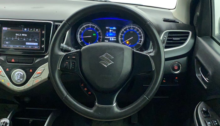 2015 Maruti Baleno ALPHA PETROL 1.2, Petrol, Manual, 61,855 km, Steering Wheel Close Up