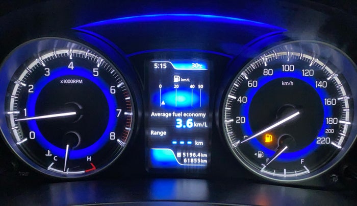 2015 Maruti Baleno ALPHA PETROL 1.2, Petrol, Manual, 61,855 km, Odometer Image