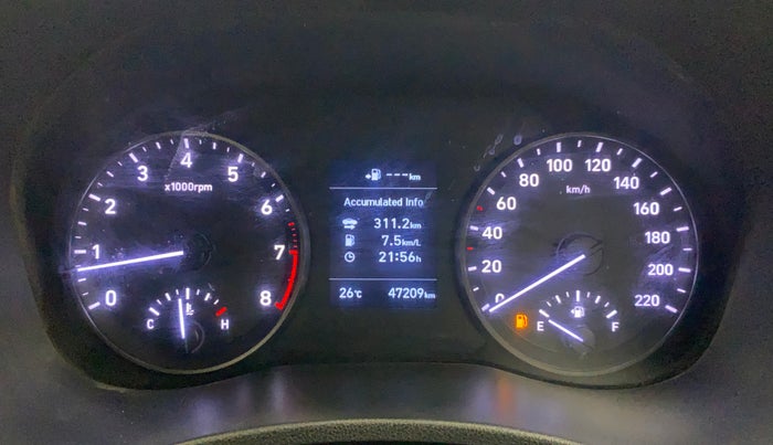 2019 Hyundai Verna 1.6 VTVT SX O, Petrol, Manual, 47,209 km, Odometer Image