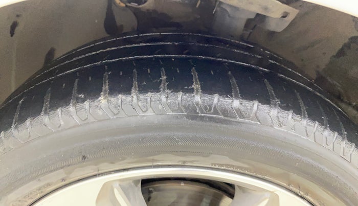 2019 Hyundai Verna 1.6 VTVT SX O, Petrol, Manual, 47,209 km, Left Front Tyre Tread