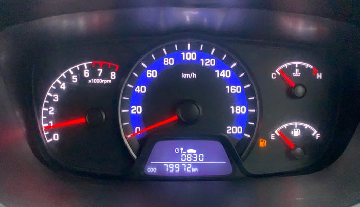 2017 Hyundai Xcent SX 1.2, Petrol, Manual, 79,971 km, Odometer Image