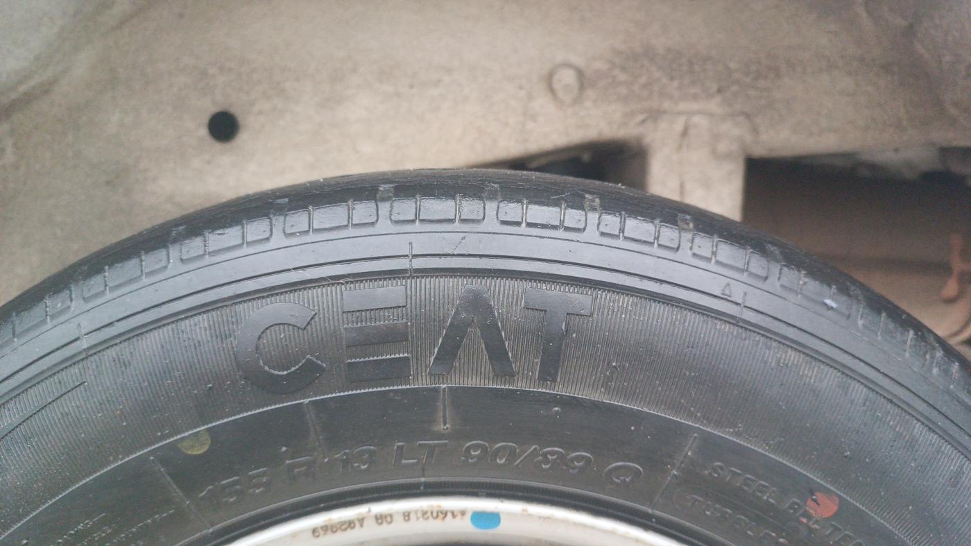2018 Maruti Eeco 5 STR WITH A/C+HTR, Petrol, Manual, 55,027 km, Left Rear Tyre Tread