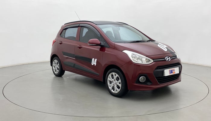 2015 Hyundai Grand i10 SPORTZ 1.2 KAPPA VTVT, Petrol, Manual, 87,960 km, Right Front Diagonal