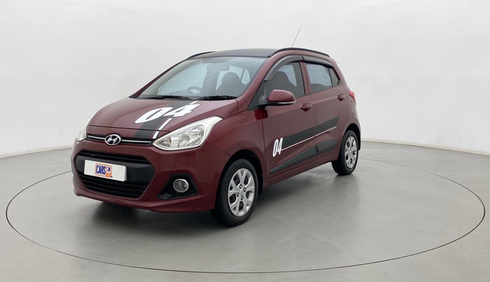2015 Hyundai Grand i10 SPORTZ 1.2 KAPPA VTVT, Petrol, Manual, 87,960 km, Left Front Diagonal