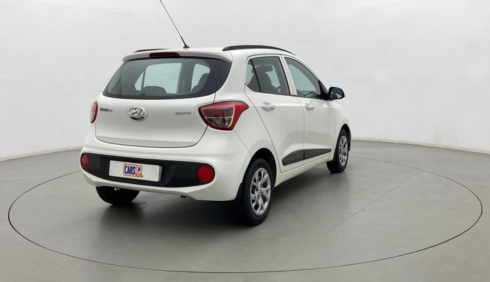 2018 Hyundai Grand i10 SPORTZ (O) 1.2 KAPPA VTVT, Petrol, Manual, 59,963 km, Right Back Diagonal