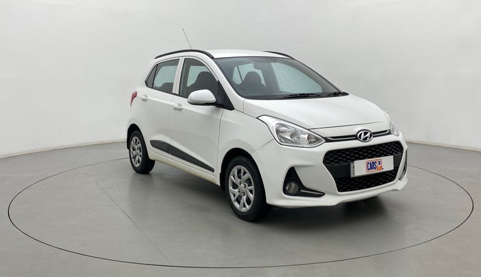 2018 Hyundai Grand i10 SPORTZ (O) 1.2 KAPPA VTVT, Petrol, Manual, 59,963 km, Right Front Diagonal