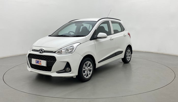 2018 Hyundai Grand i10 SPORTZ (O) 1.2 KAPPA VTVT, Petrol, Manual, 59,963 km, Left Front Diagonal