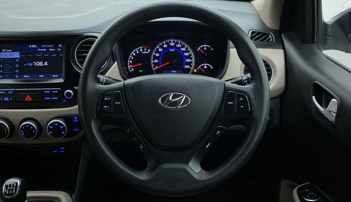 2018 Hyundai Grand i10 SPORTZ (O) 1.2 KAPPA VTVT, Petrol, Manual, 59,963 km, Steering Wheel Close Up