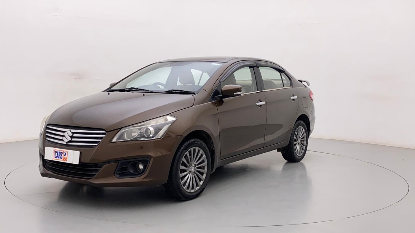 2016 Maruti Ciaz ZXI AT, Petrol, Automatic, 63,502 km, Left Front Diagonal